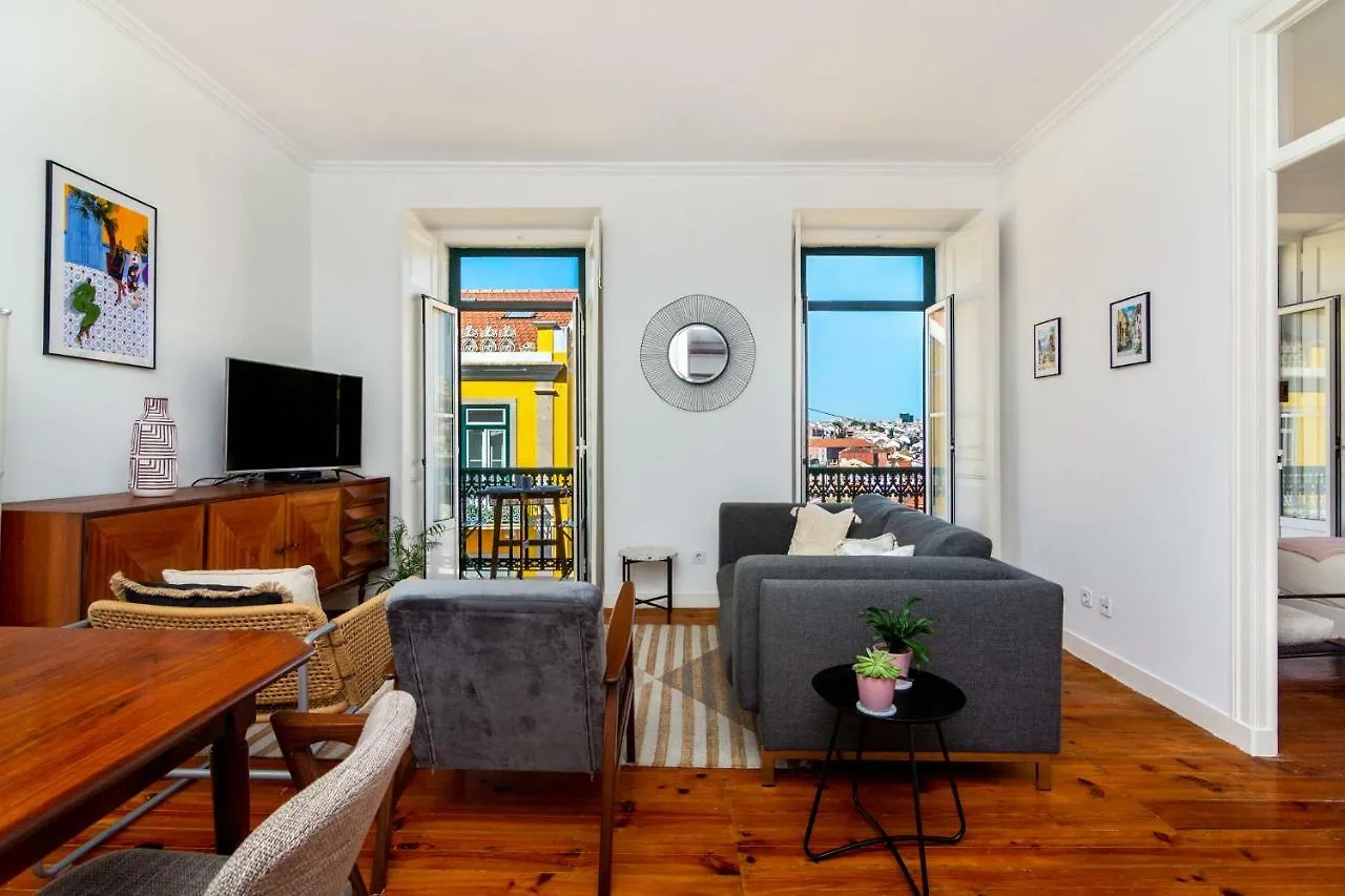 Whome | Mouraria Deluxe Apartment 리스본 0*,